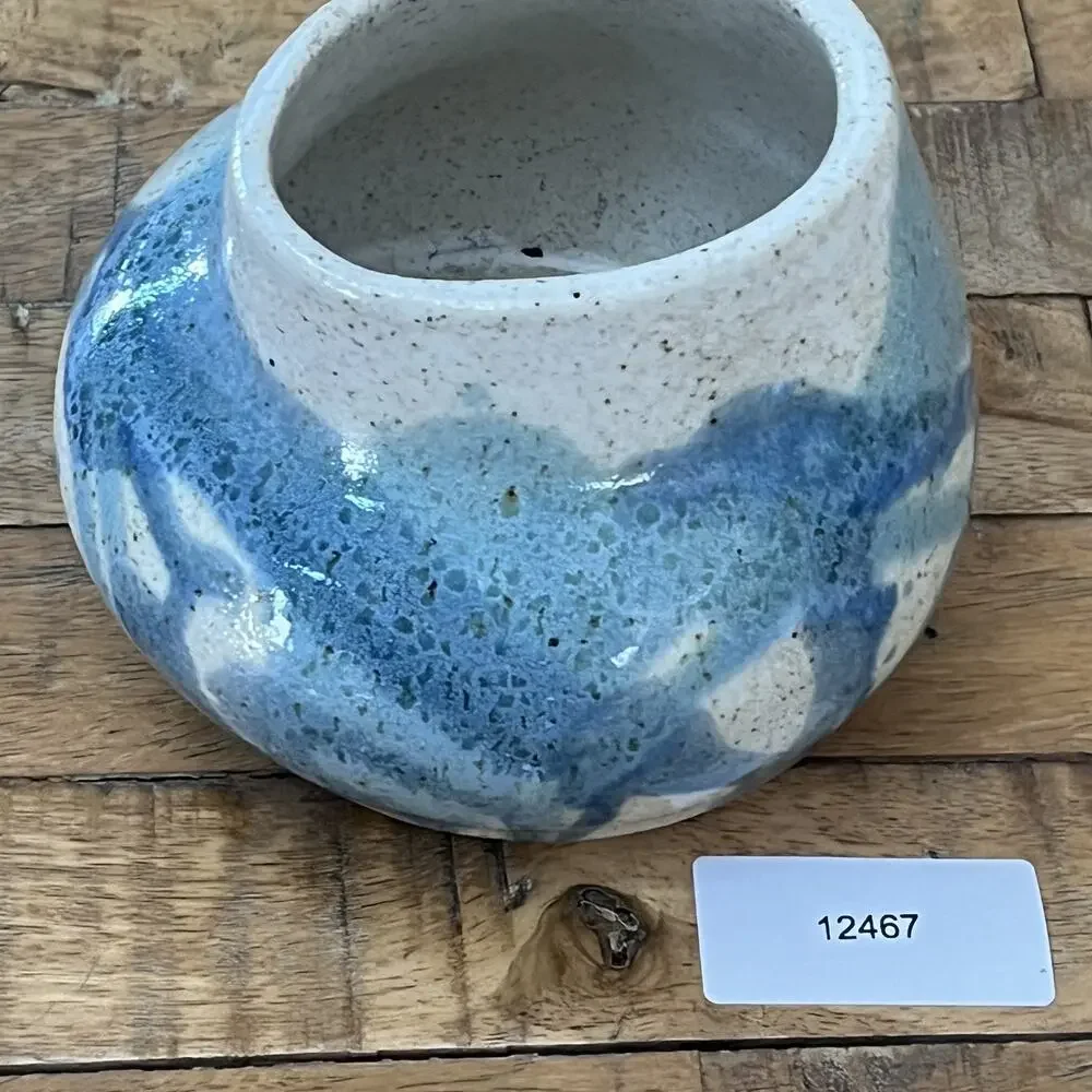 Studio Art Pottery Stoneware Vase 4.5